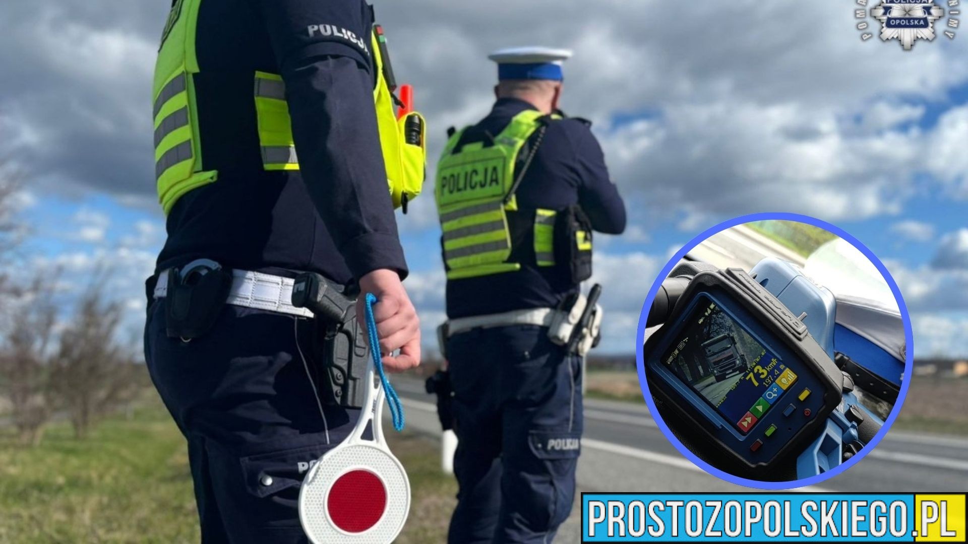 Setki kontroli i ponad 650 wykroczeń. Policyjna akcja „Kaskadowy pomiar prędkości” na Opolszczyźnie