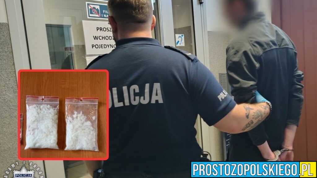 Grodków: 19-latek miał w domu 750 porcji mefedronu. Wpadł podczas kontroli Niebieskiej Karty