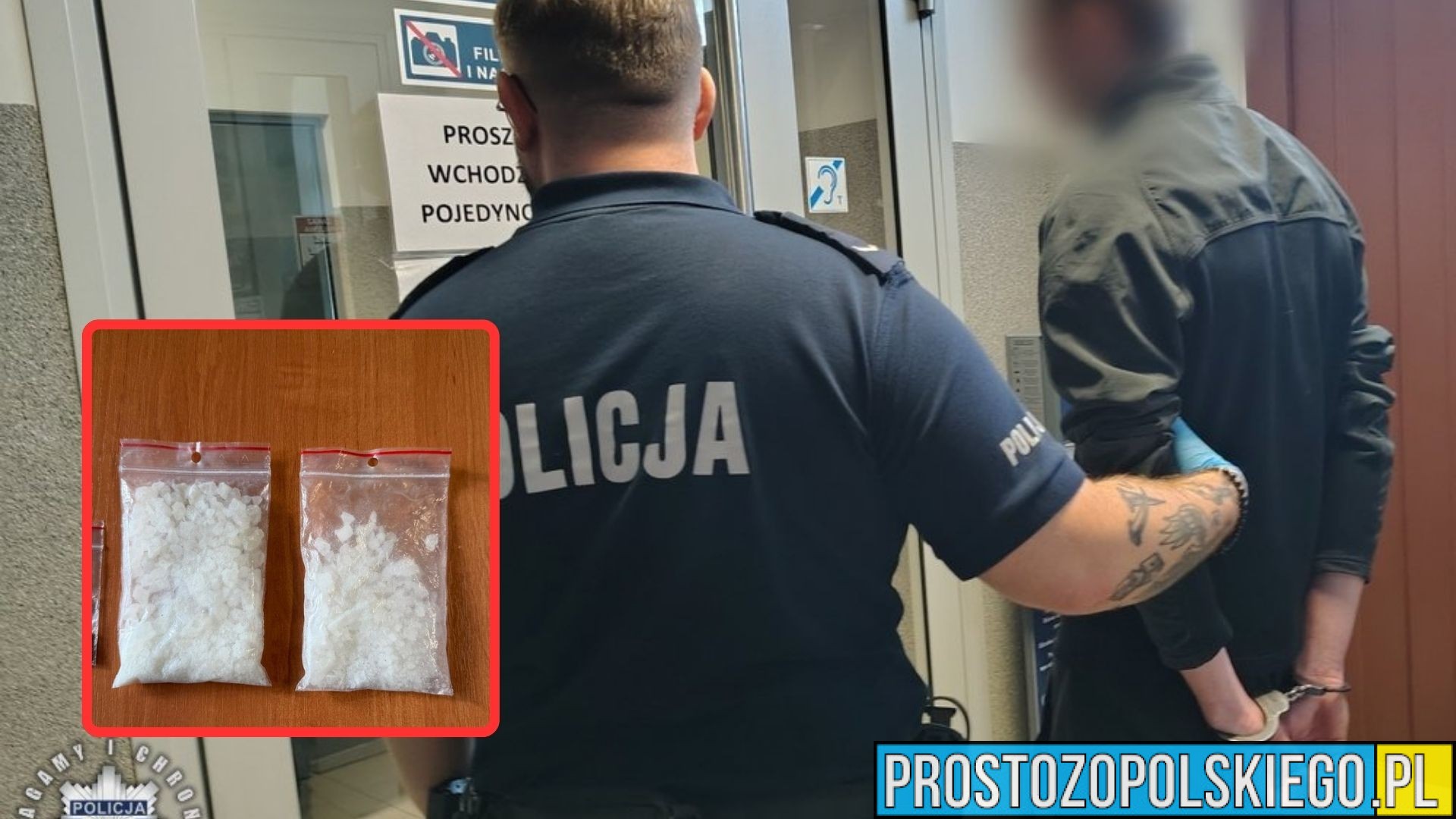 Grodków: 19-latek miał w domu 750 porcji mefedronu. Wpadł podczas kontroli Niebieskiej Karty