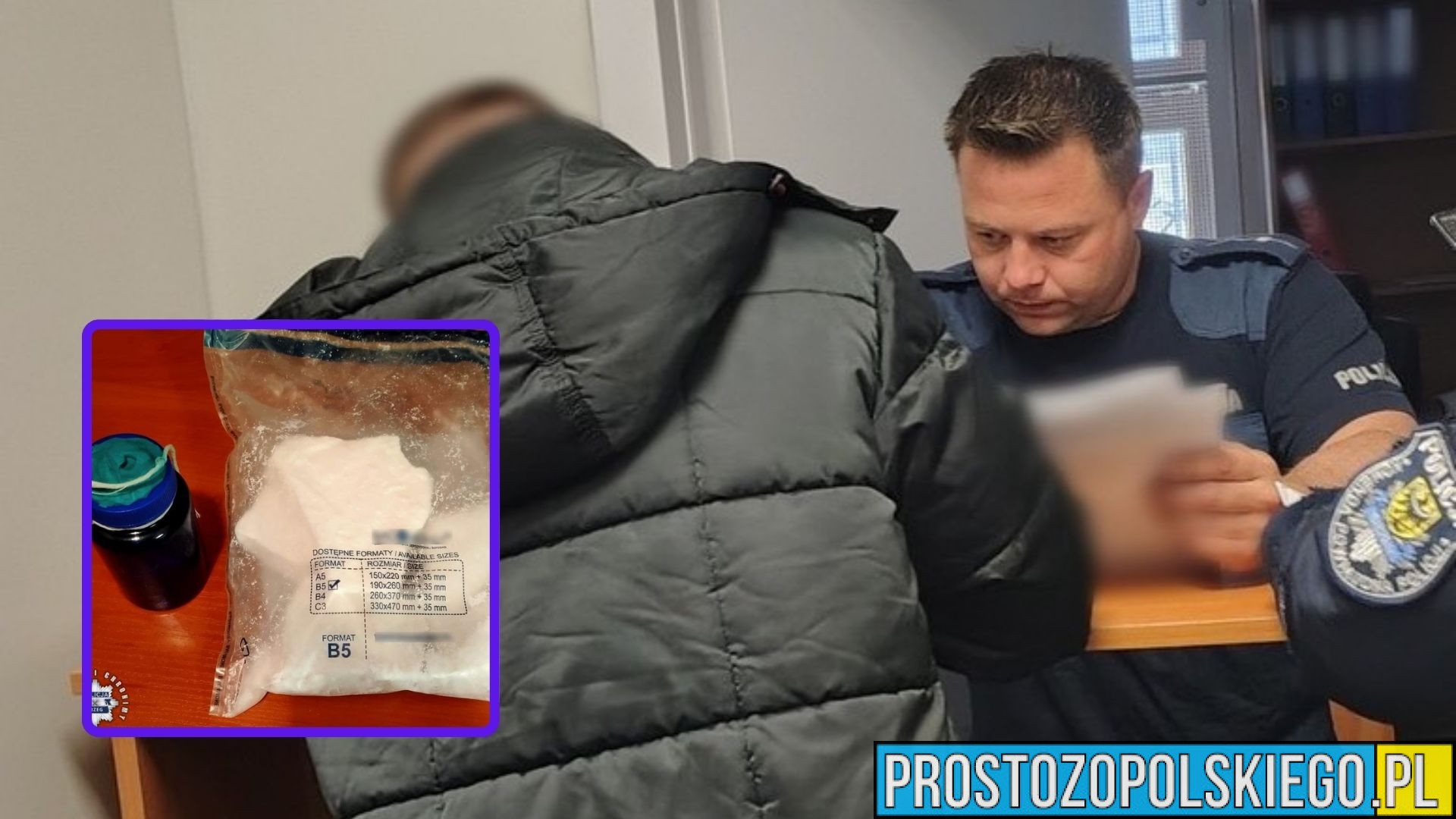 Awantura na klatce schodowej zakończyła się zatrzymaniem. 26-latek miał blisko 4 tysiące porcji amfetaminy