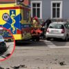 Wypadek na skrzyżowaniu ul. Katowickiej i 1 Maja w Opolu.