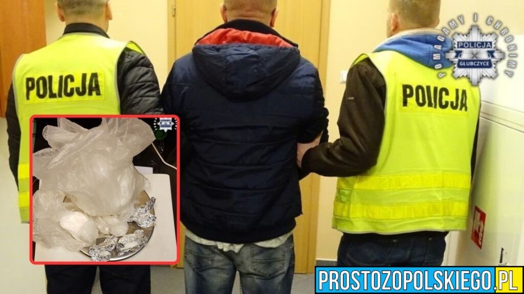 Kietrz: 78 gramów amfetaminy w mieszkaniu 40-latka. Akcja kryminalnych z Głubczyc