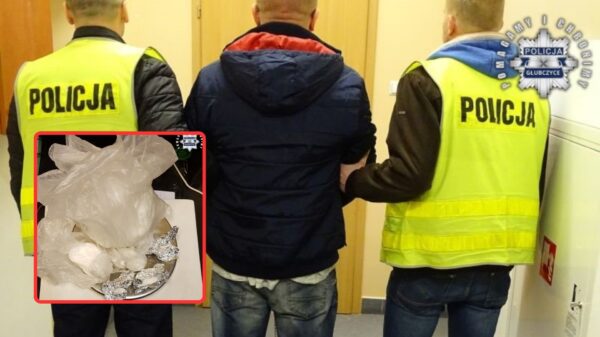 Kietrz: 78 gramów amfetaminy w mieszkaniu 40-latka. Akcja kryminalnych z Głubczyc