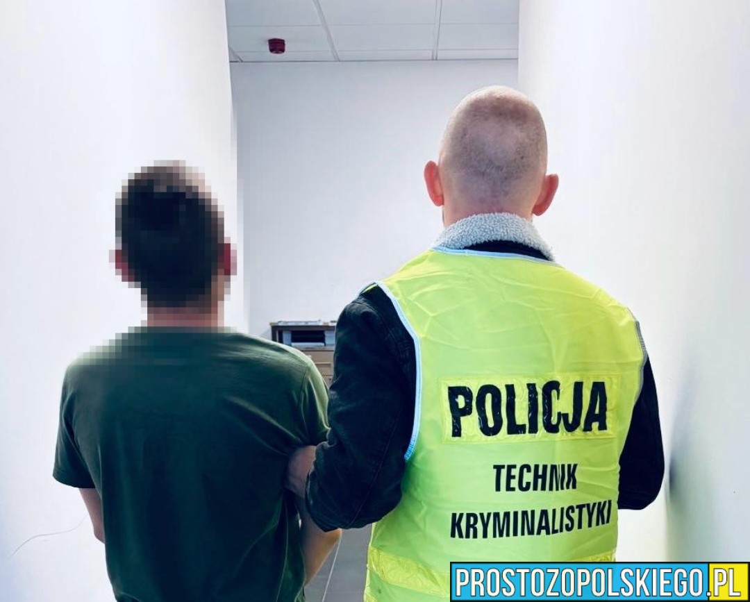 Policjant po służbie zatrzymał złodzieja w Korfantowie. 24-latek próbował uciekać