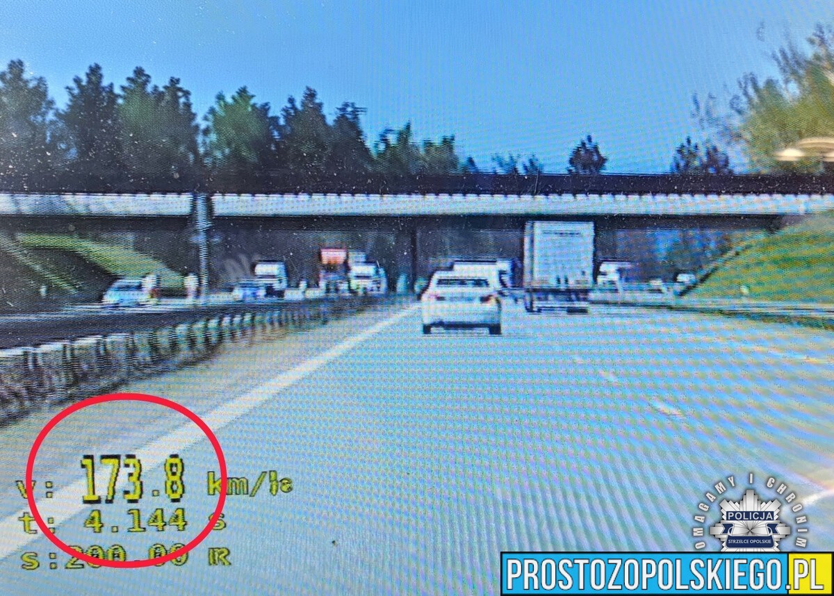 173 km/h na A4 i brak prawa jazdy. 21-latek zatrzymany z BMW przez grupę „Speed”