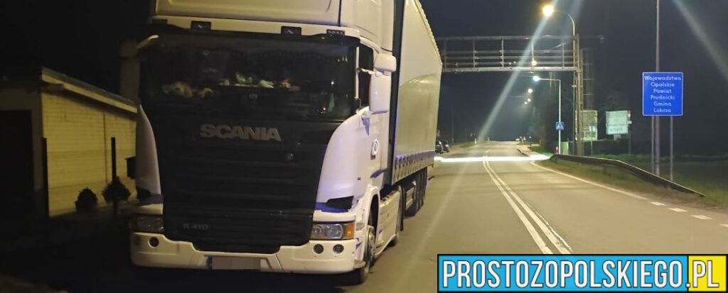 Pijany kierowca ciężarówki zatrzymany pod Prudnikiem. Miał ponad 1,5 promila alkoholu