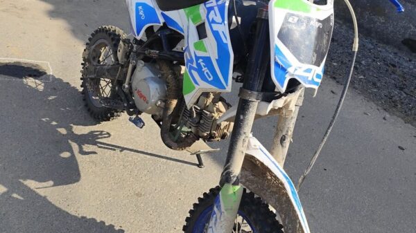 Groźne zdarzenie z udziałem dziecka. 12-latek jechał niezarejestrowanym motocyklem