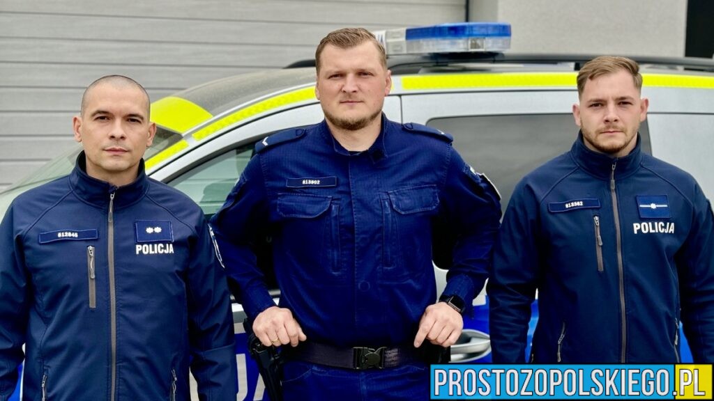 Atak epilepsji na ulicy w Krapkowicach. Policjanci natychmiast ruszyli z pomocą