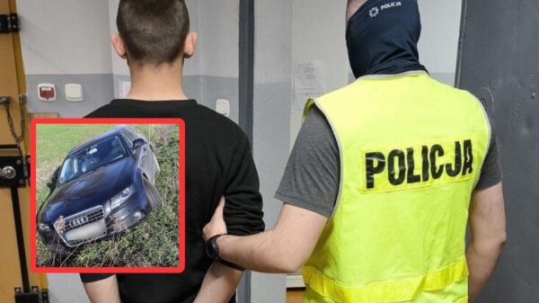 17-latek ukradł auto i doprowadził do wypadku. Sprawa ma charakter rozwojowy