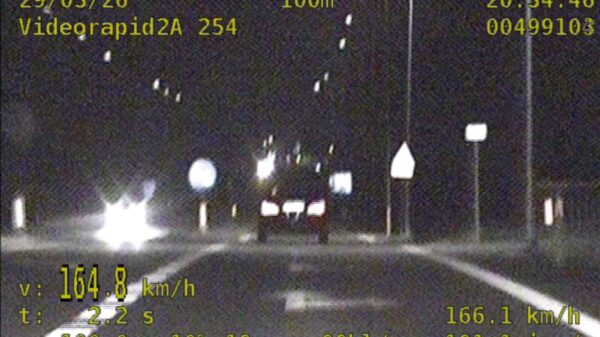 Piraci drogowi zatrzymani na DK45. Pędzili nawet 164 km/h w miejscu z ograniczeniem do 90