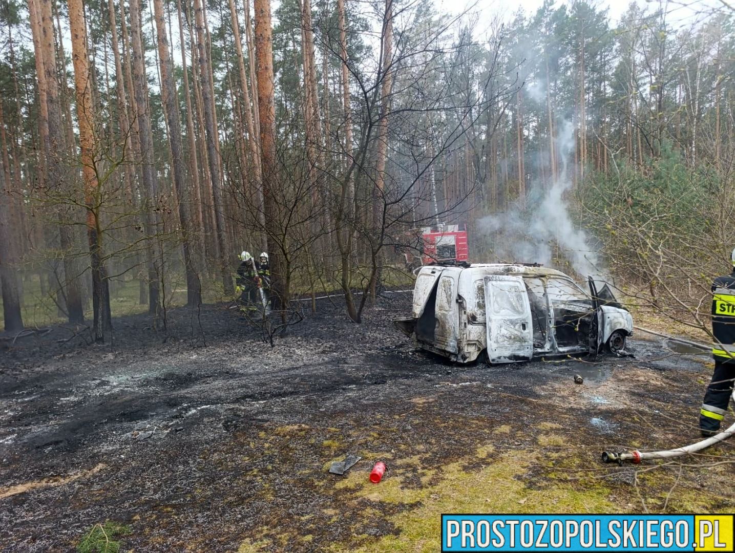 pożar lasu pożar auta w lesie, pożar wieży przeciw pożarowej, pożar lasu świerkle, pożar lasu w czarnowąsach, pożar lasu,