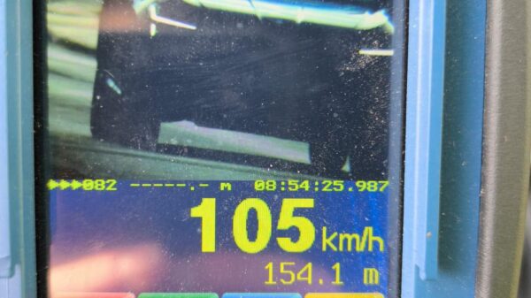 105 km/h w terenie zabudowanym. 48-latek stracił prawo jazdy na 3 miesiące