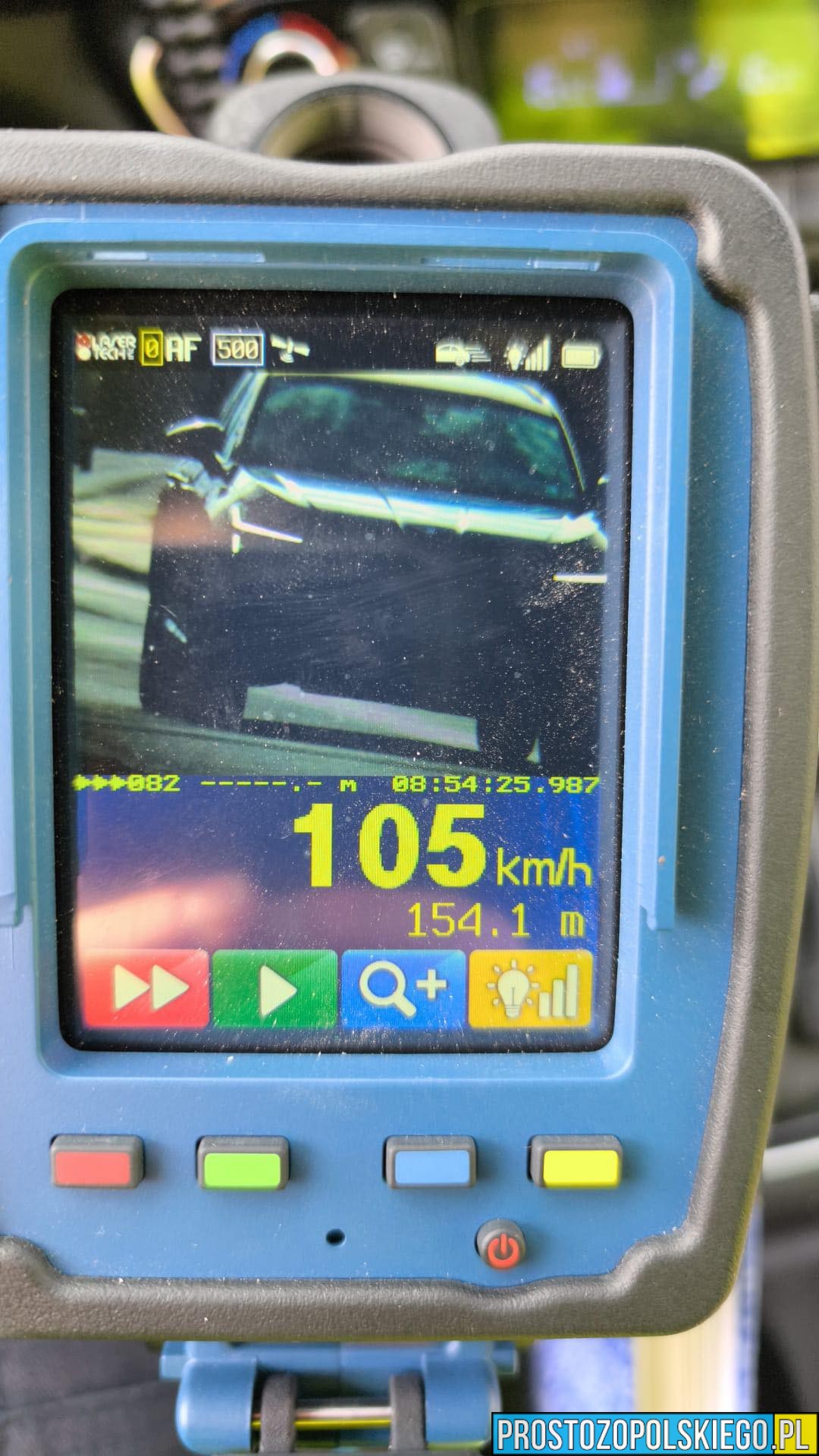 105 km/h w terenie zabudowanym. 48-latek stracił prawo jazdy na 3 miesiące