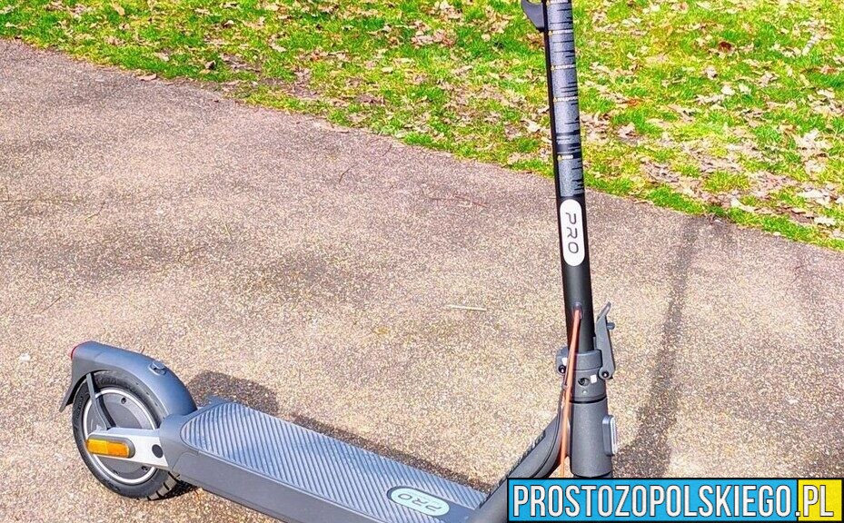 Szybka reakcja policji i szczęśliwy finał. Skradziona hulajnoga wróciła do właściciela