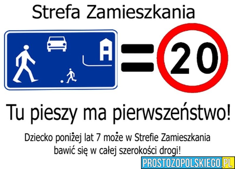 Strefa zamieszkania – jakie obowiązują przepisy? Kierowco, zwolnij i ustąp pieszym