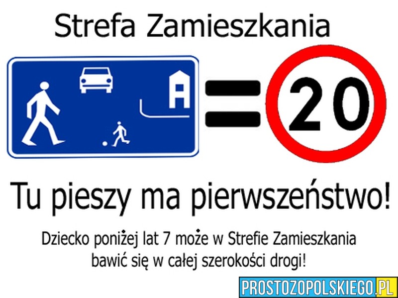 Strefa zamieszkania – jakie obowiązują przepisy? Kierowco, zwolnij i ustąp pieszym