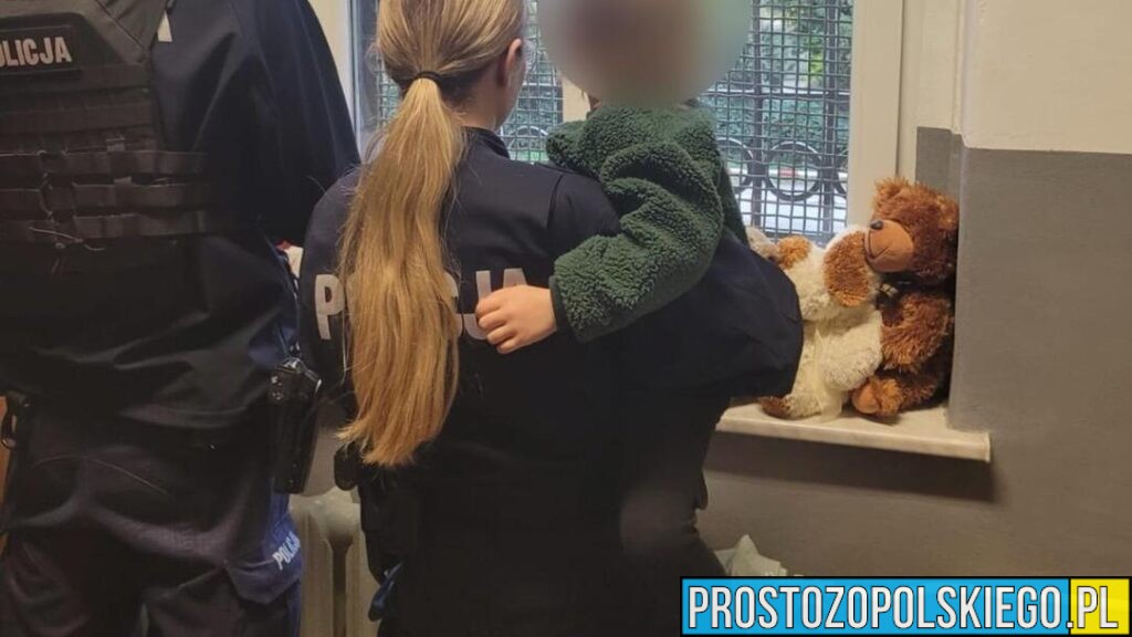 3-letnia dziewczynka sama na ulicy w Kluczborku. Szybka reakcja zapobiegła tragedii