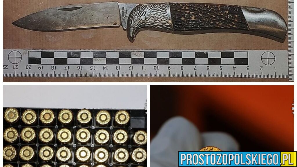 Złamał zakaz zbliżania się do partnerki. Policja znalazła narkotyki i amunicję