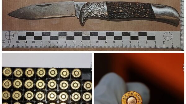 Złamał zakaz zbliżania się do partnerki. Policja znalazła narkotyki i amunicję