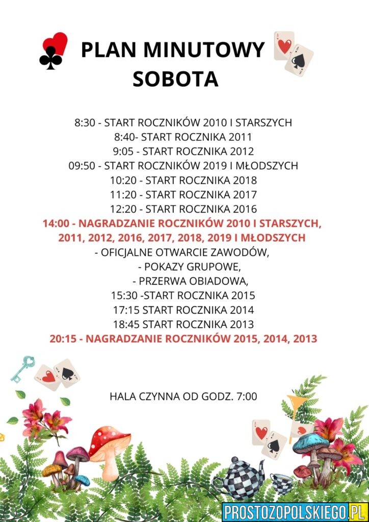 Już w&nbsp;najbliższy weekend Gogolin stanie się miejscem wyjątkowego wydarzenia sportowo-artystycznego. W&nbsp;dniach 11–12 kwietnia 2026 roku odbędzie się Ogólnopolski Turniej Gimnastyki Artystycznej Grup Rekreacyjnych pod&nbsp;hasłem „Magia w&nbsp;Krainie Czarów”.Bajkowe widowisko pełne emocjiHala Sportowa im. B. i&nbsp;Z. Blautów w&nbsp;Gogolinie zamieni się w&nbsp;magiczną przestrzeń inspirowaną światem wyobraźni. Każdy występ będzie częścią niezwykłej opowieści, a&nbsp;widzowie przeniosą się do&nbsp;krainy pełnej kolorów, emocji i&nbsp;niesamowitej energii. Na&nbsp;planszy zaprezentują się utalentowane gimnastyczki z&nbsp;Kędzierzyna-Koźla oraz&nbsp;Gogolina, które wspólnie stworzą widowisko na&nbsp;wysokim poziomie artystycznym.Program wydarzeniaOrganizatorzy przygotowali bogaty program, który obejmuje prezentacje grup rekreacyjnych, układy choreograficzne oraz&nbsp;pokazy tematyczne wpisujące się w&nbsp;motyw przewodni turnieju. Występy rozpoczną się już od godziny 8:30 i&nbsp;potrwają przez&nbsp;cały dzień.Wstęp wolny – zapraszamy wszystkichWydarzenie ma charakter otwarty – wstęp jest bezpłatny, dlatego&nbsp;organizatorzy zapraszają wszystkich mieszkańców regionu oraz&nbsp;gości do&nbsp;wspólnego przeżywania tego wyjątkowego spektaklu.📅 11–12 kwietnia 2026⏰ od godziny 8:30📍 Hala Sportowa im. B. i&nbsp;Z. Blautów w&nbsp;GogoliniePatronat medialnyMiło nam poinformować, że&nbsp;patronat medialny nad&nbsp;wydarzeniem objęła redakcja Prosto z&nbsp;Opolskiego, która będzie relacjonować turniej i&nbsp;wspierać promocję tej wyjątkowej inicjatywy.Sport i&nbsp;magia w&nbsp;jednym miejscuTurniej to nie tylko rywalizacja sportowa, ale&nbsp;przede wszystkim święto gimnastyki artystycznej i&nbsp;kreatywności. Takie wydarzenia pokazują, jak ważna jest pasja, zaangażowanie oraz&nbsp;rozwijanie talentów już od najmłodszych lat.Nie przegapcie tej wyjątkowej okazji – przed nami dwa dni pełne wrażeń, które na&nbsp;długo pozostaną w&nbsp;pamięci uczestników i&nbsp;widzów.