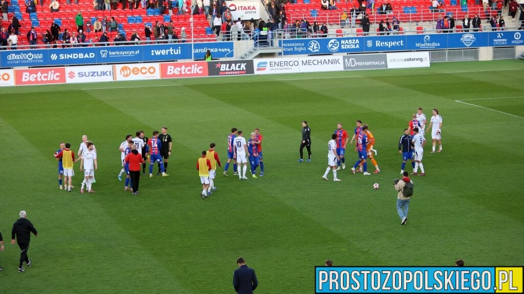Odra Opole przegrywa z Polonią Bytom 0:2. Decydująca druga połowa na Itaka Arenie