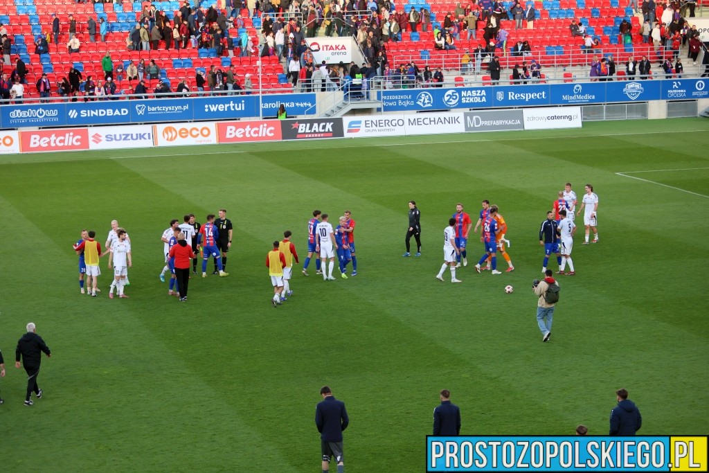 Odra Opole przegrywa z Polonią Bytom 0:2. Decydująca druga połowa na Itaka Arenie