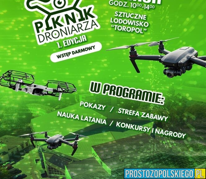Piknik Droniarza w Opolu już 9 maja. Pokazy, symulatory i zawody FPV na Toropolu