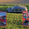 Wypadek na A4 pod Strzelcami Opolskimi. Auto w rowie, dwie osoby w szpitalu