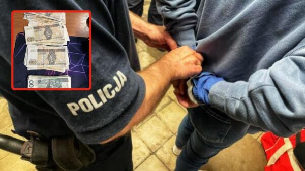 17-latek zatrzymany podczas odbioru pieniędzy od seniorki. Policjanci zapobiegli oszustwu „na policjanta”