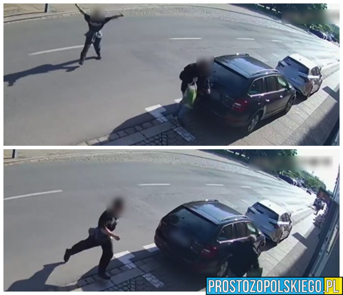 Brutalny rozbój w centrum Opola. 26-latek zaatakował mężczyznę rozbitą butelką i został aresztowany