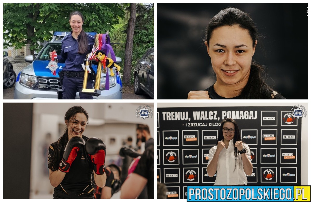 Mł. asp. Agata Pilawka – policjantka z Opola i mistrzyni sportów walki. Łączy służbę z pasją