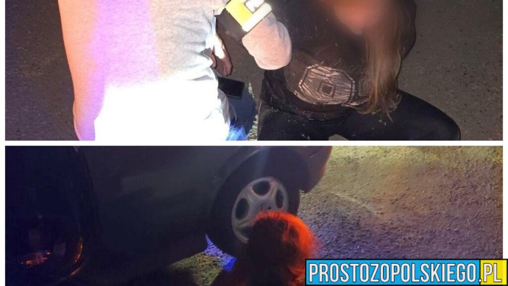 Pijana 29-latka próbowała przekupić policjantów. Wcześniej staranowała murek u byłego partnera