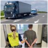 Nietrzeźwy kierowca ciężarówki zatrzymany w Hanuszowie – miał blisko 2 promile alkoholu