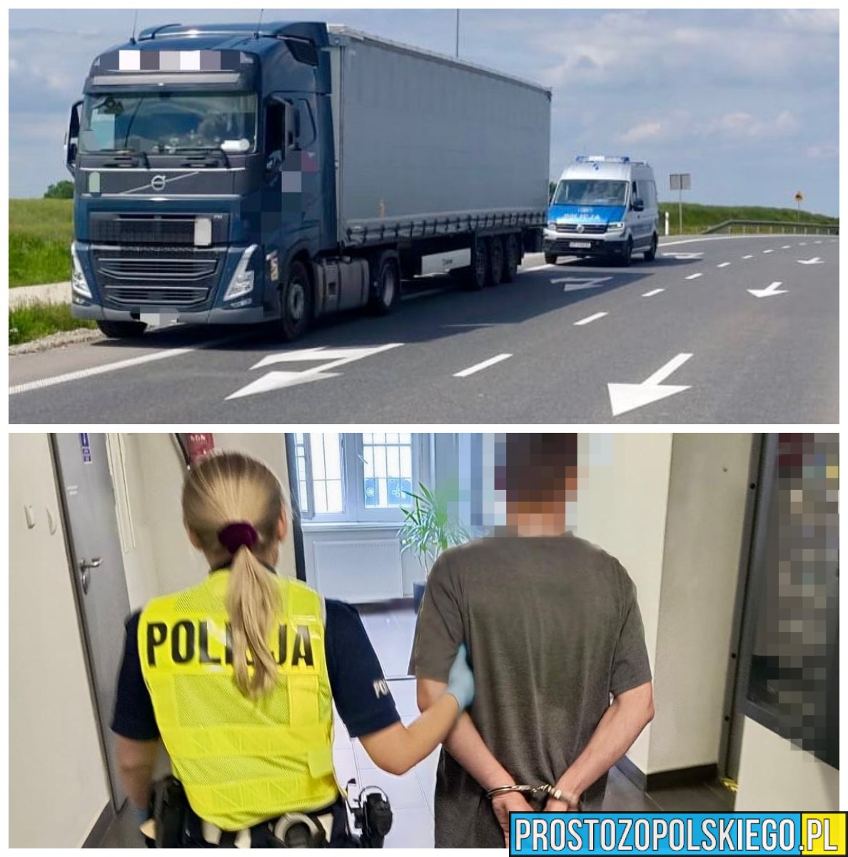 Nietrzeźwy kierowca ciężarówki zatrzymany w Hanuszowie – miał blisko 2 promile alkoholu