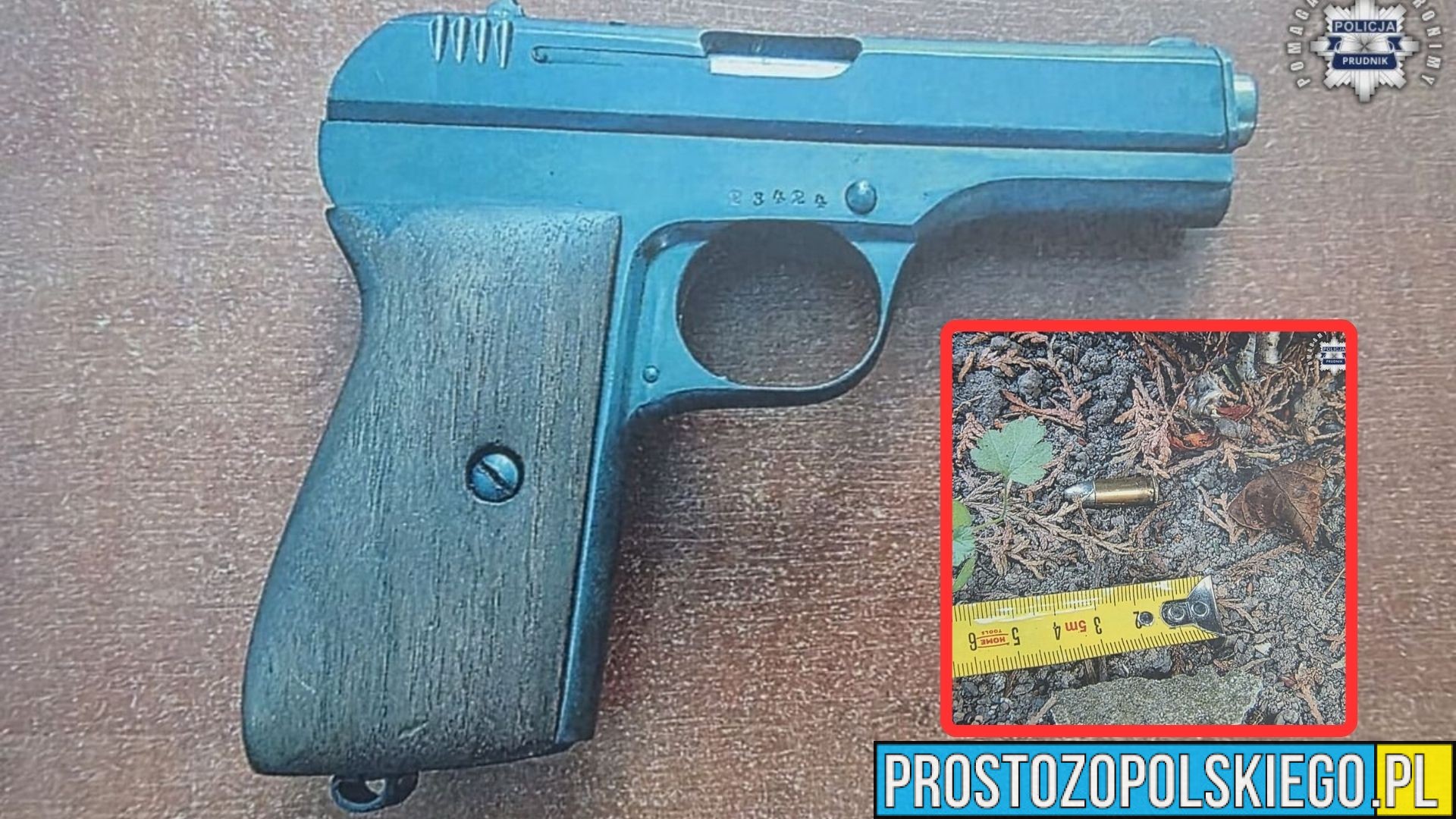 Strzelał podczas imprezy. Poszukiwany 26-latek zatrzymany przez policję w Prudniku