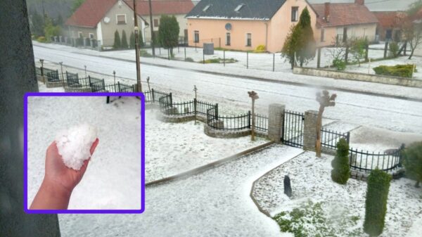 Gradobicie w Sieroniowicach. „W jednej chwili zrobiło się biało”