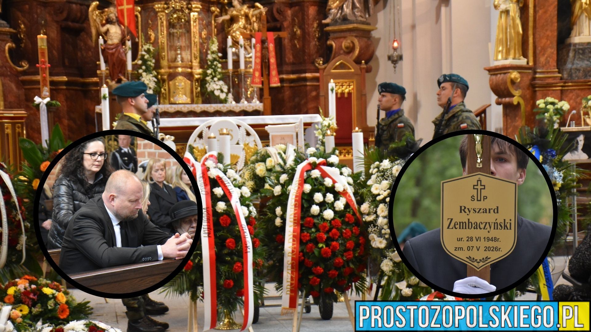 Opole pożegnało Ryszarda Zembaczyńskiego. Ostatnie pożegnanie byłego prezydenta miasta