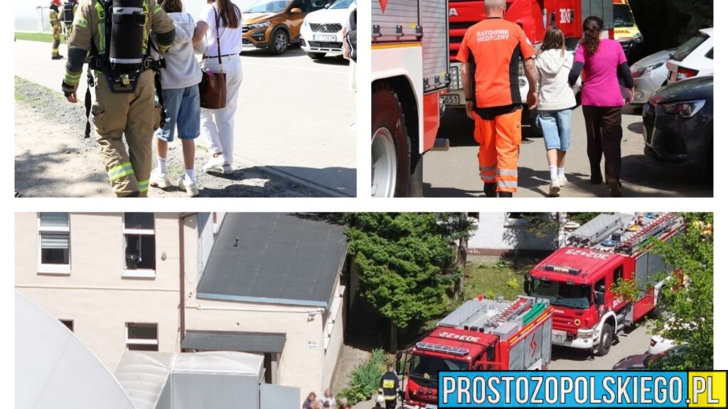 Rozpylenie gazu w szkole podstawowej w Opolu. Ewakuowano ponad 180 osób, 3 dzieci trafiło do szpitala