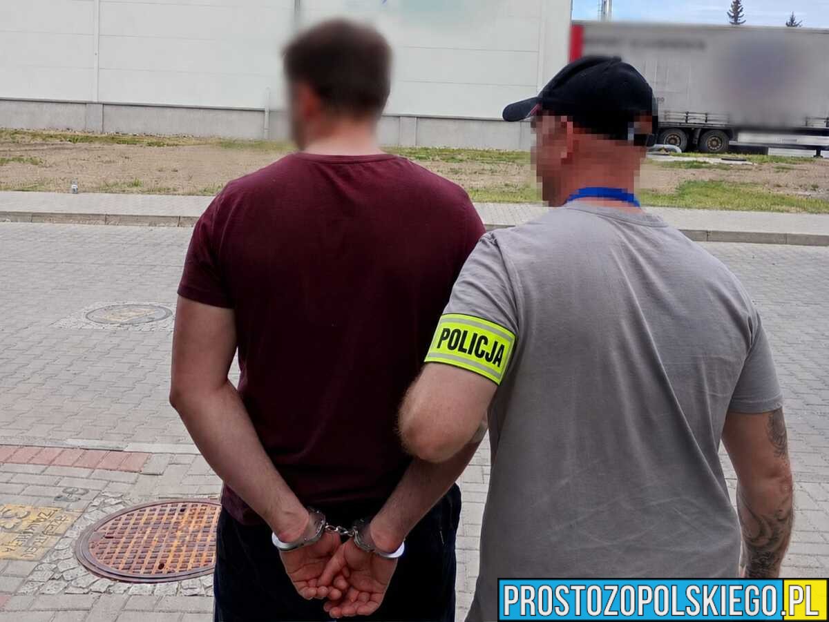 Poszukiwany listem gończym zatrzymany w pracy. „Zapomniał” o swoich przestępstwach