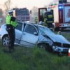 Wypadek na trasie Stare Siołkowice–Popielów. Jedna osoba w szpitalu