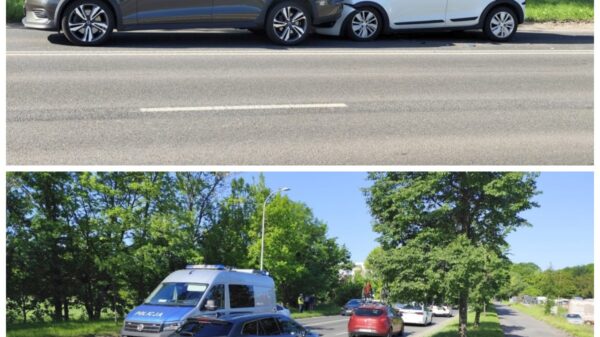 Niebezpieczne miejsce na ul. Wrocławskiej w Opolu. Kierowcy powinni zachować szczególną ostrożność