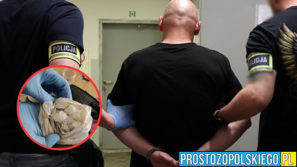Kryminalni z Opola zatrzymali 46-latka. W mieszkaniu miał amfetaminę, MDMA i marihuanę