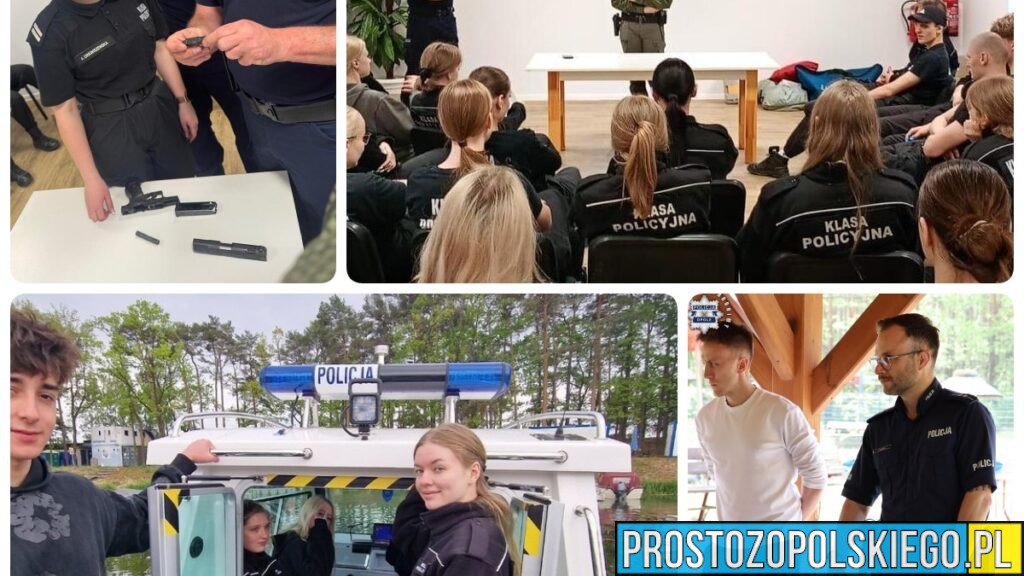 Policyjny obóz klas mundurowych w Turawie. Uczniowie szkolili się z policjantami z Opola