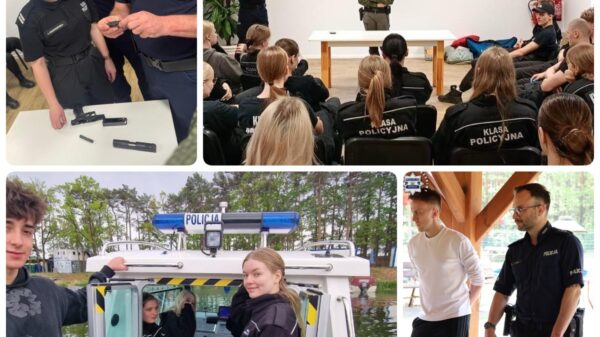 Policyjny obóz klas mundurowych w Turawie. Uczniowie szkolili się z policjantami z Opola