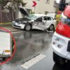 Wypadek w Dobrzeniu Wielkim. Zderzenie trzech pojazdów na DW 454, dwie osoby trafiły do szpitala