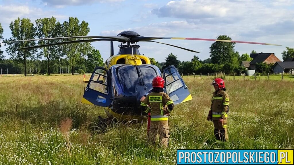 Zawalenie stropu w Kadłubie Wolnym. Mężczyzna przygnieciony pod gruzami, na miejscu lądował śmigłowiec LPR