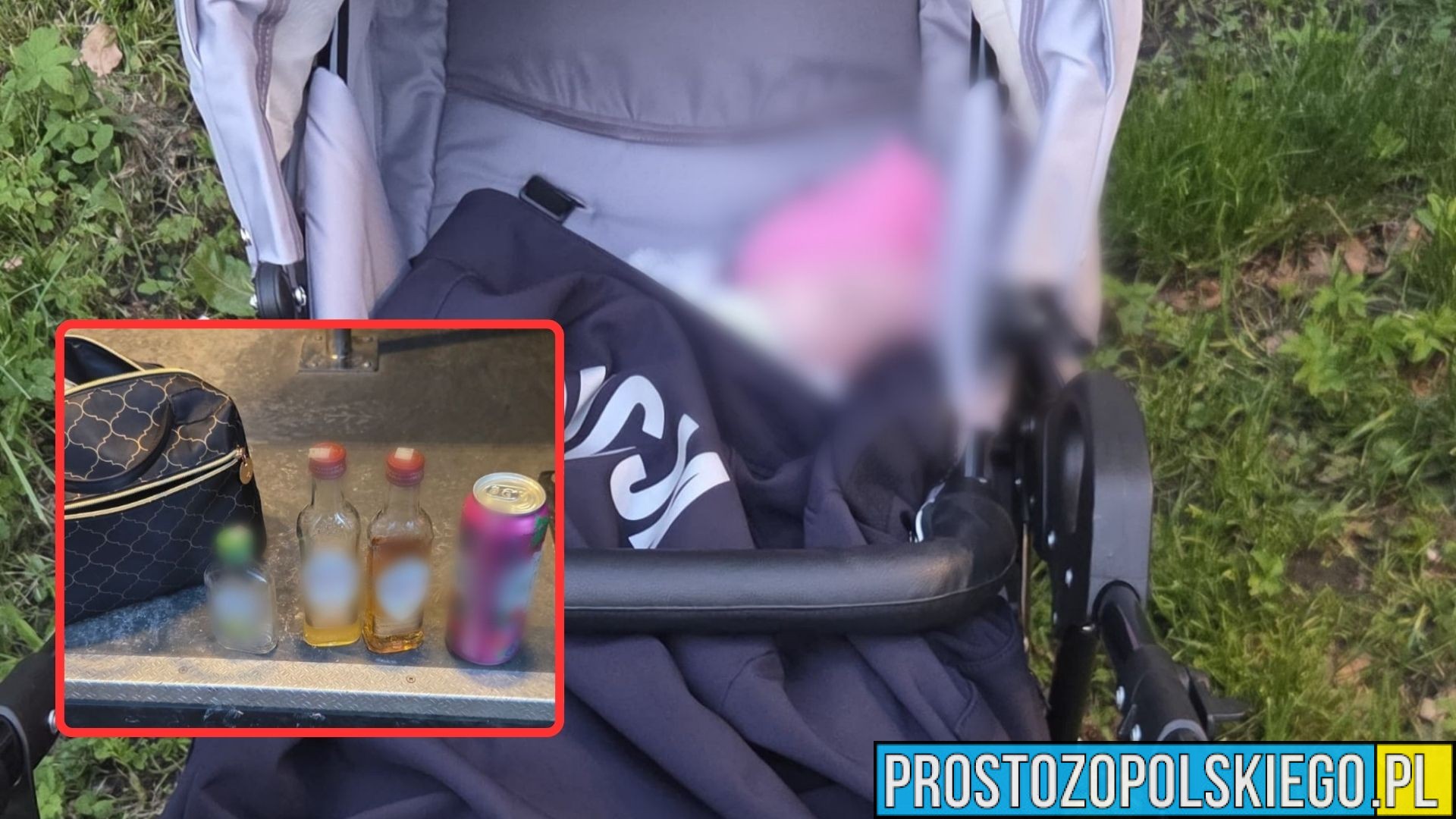 35-latka spacerowała z 5-miesięcznym dzieckiem w parku. Kobieta ledwo stała na nogach mając 3 promile
