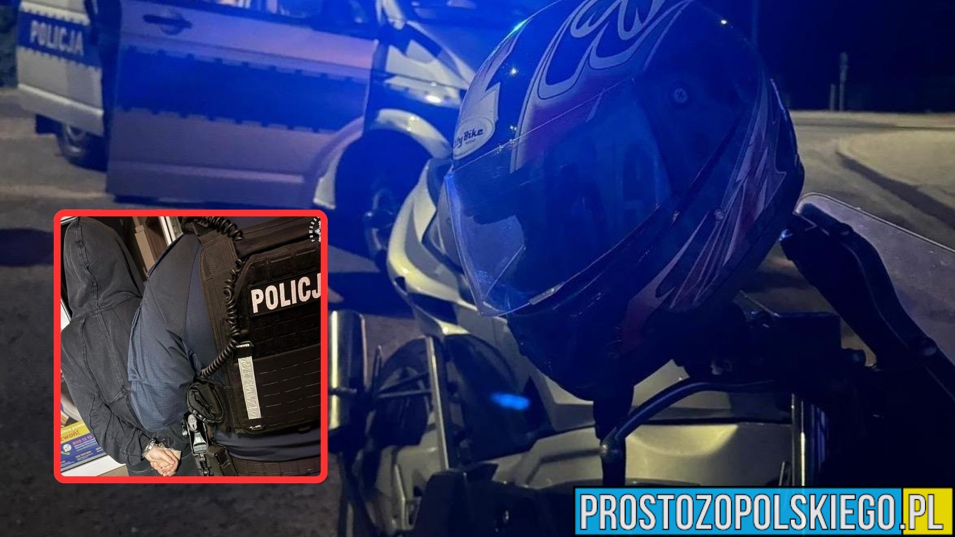 17-latek zatrzymany przez policję. Kierował motorowerem po alkoholu i miał przy sobie narkotyki