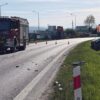 Zdarzenie drogowe na DK40 Prudnik–Głogówek. Zderzenie motocykla z samochodem osobowym