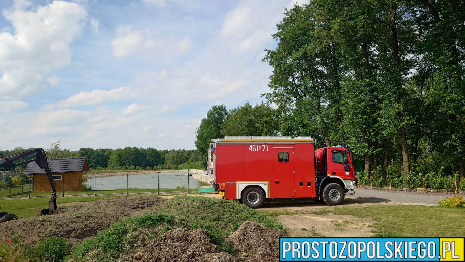 Tragiczny finał poszukiwań w gminie Korfantów. Ciało 49-latka odnalezione w stawie w miejscowości Węża